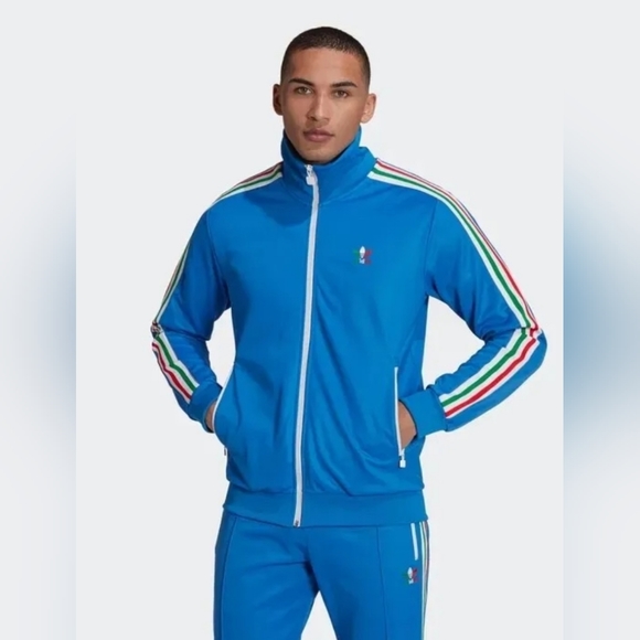 Adidas Originals Beckenbauer FB Nations 3pc Tracksuit (Jacket Pants Tee) Men's - Picture 6 of 15